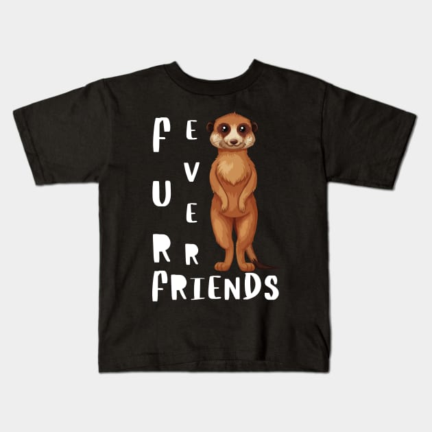 Unbreakable Bond: The Story of Fur-ever Friends Kids T-Shirt by AbstractWorld